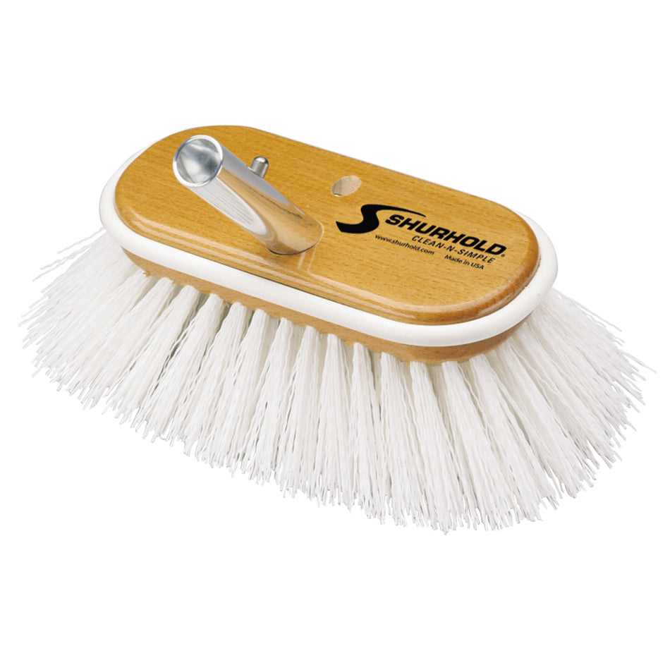 Shurhold - 6" Polypropylene Stiff Bristle Deck Brush — Quality Boat Parts