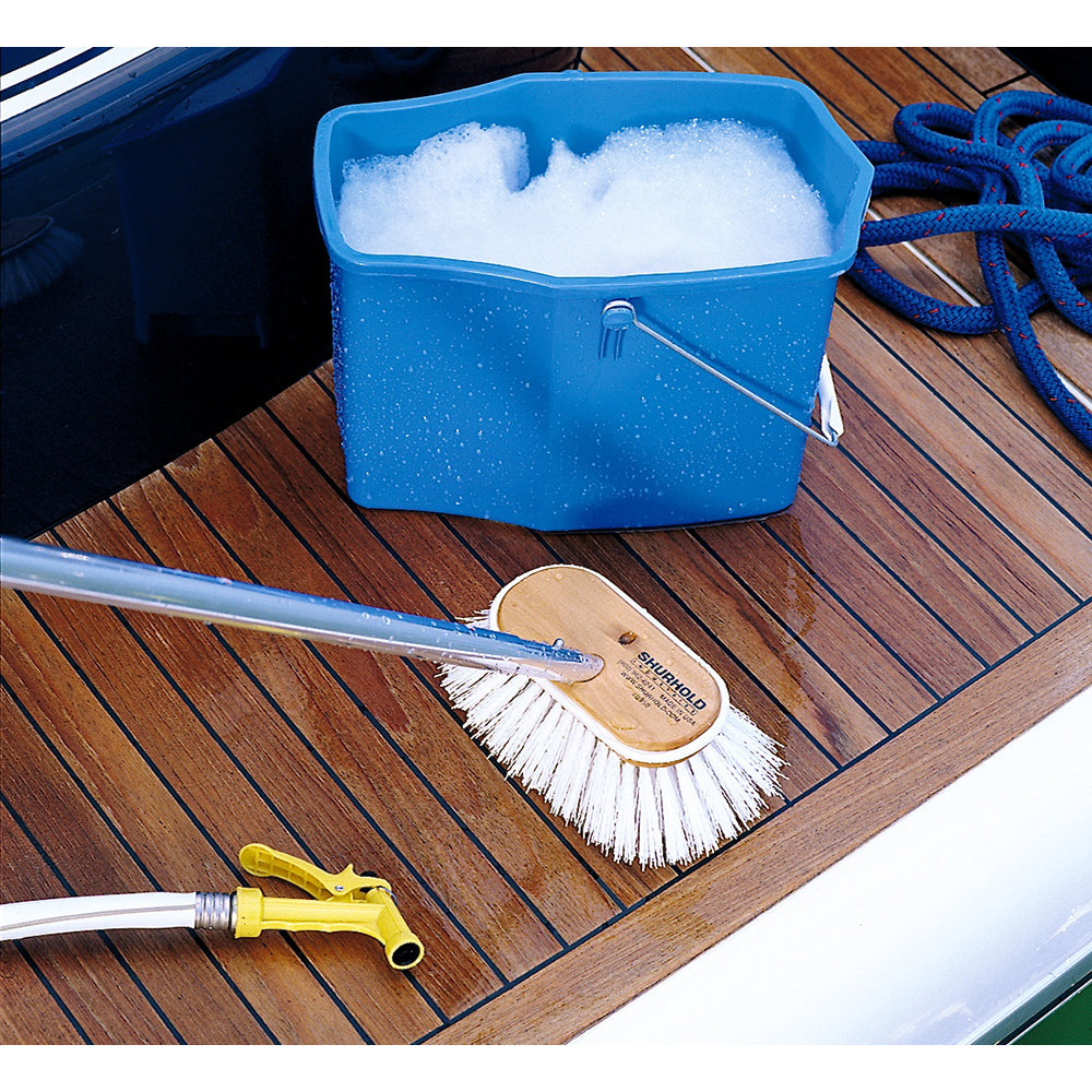 Shurhold - 6" Polypropylene Stiff Bristle Deck Brush — Quality Boat Parts