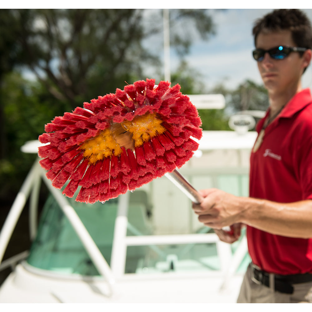 Shurhold - 6" Combo Deck Brush - Soft & Medium — Quality Boat Parts