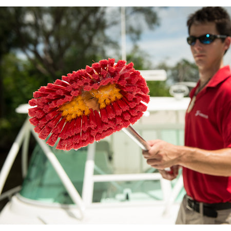 Shurhold - 6" Combo Deck Brush - Soft & Medium — Quality Boat Parts