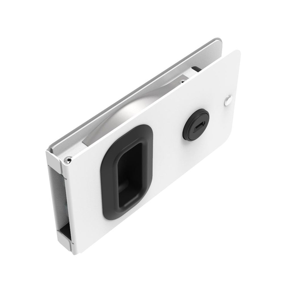 Southco - Door Entry Lockset Flush - White — Quality Boat Parts