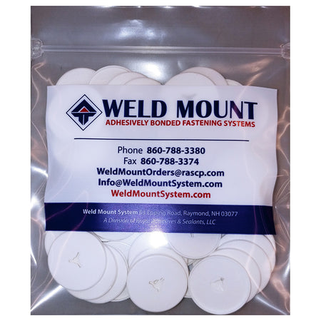 Weld Mount - 3" White Round Poly Insulation Washer - 50-Pack — Quality Boat Parts