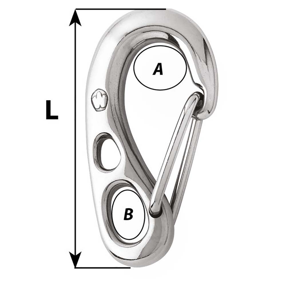 Wichard Marine - 3" HR Safety Snap Hook - 75mm — Quality Boat Parts