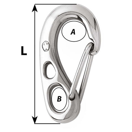 Wichard Marine - 3" HR Safety Snap Hook - 75mm — Quality Boat Parts