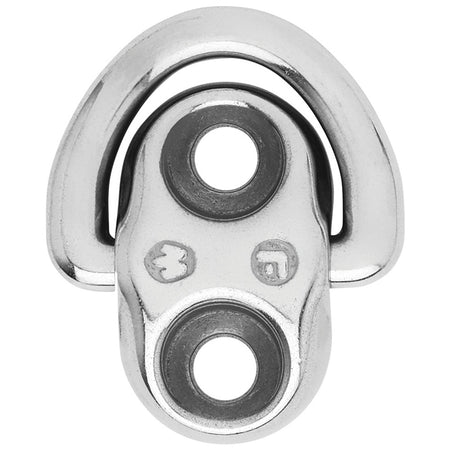 Wichard Marine - Folding Pad Eye - 6mm, 2 Fixed Holes — Quality Boat Parts