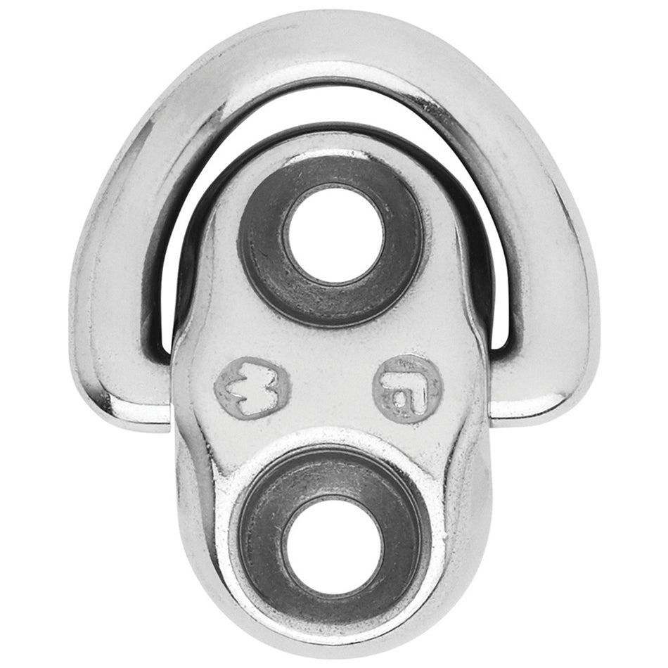 Wichard Marine - Folding Pad Eye - 6mm, 2 Fixed Holes — Quality Boat Parts