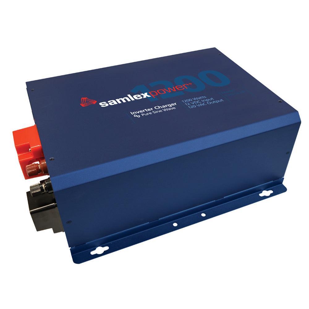 Samlex America - Evolution F Series Pure Sine Wave Inverter/Charger - 1200W, 120V, 12V Input & 40 Amp Charger — Quality Boat Parts
