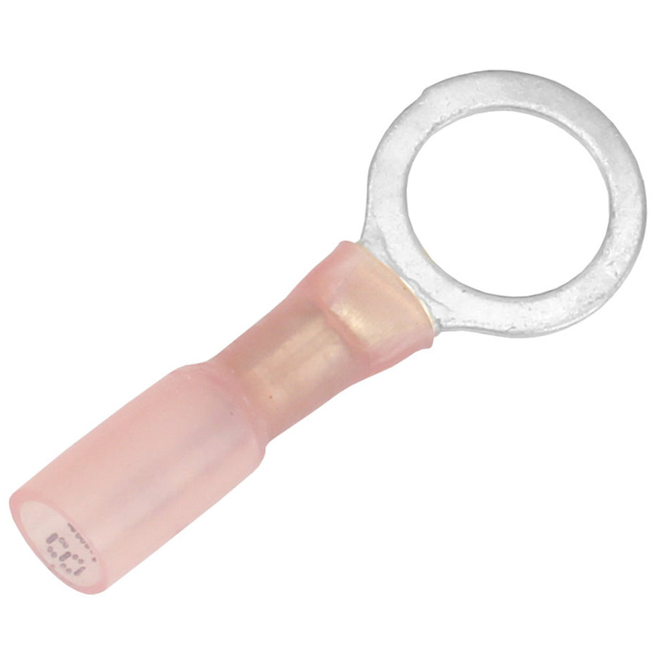 Pacer Group - AWG Heat Shrink Ring Terminal - 3/8", Pink — Quality Boat Parts