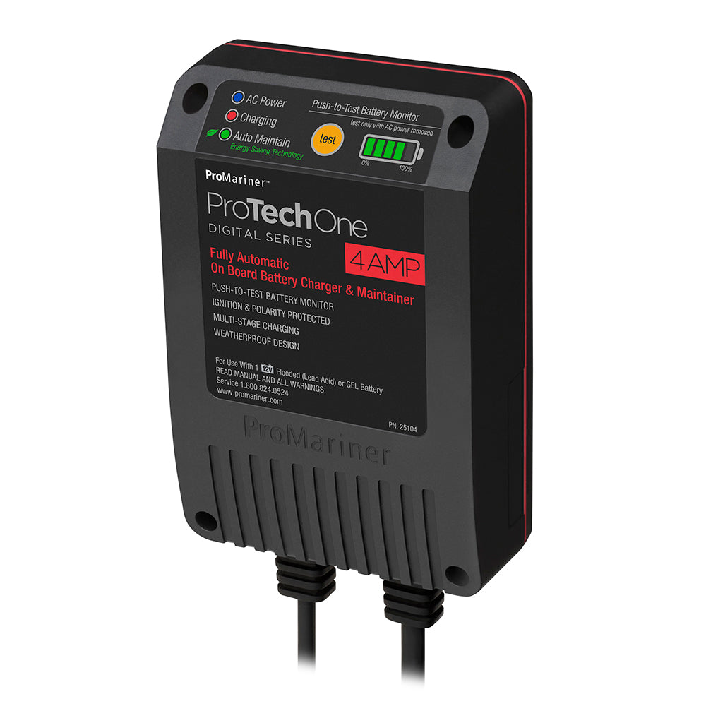 ProMariner - ProTechOne Battery Charger - Maintainer, With Integrated AC Inlet, Corded — Quality Boat Parts