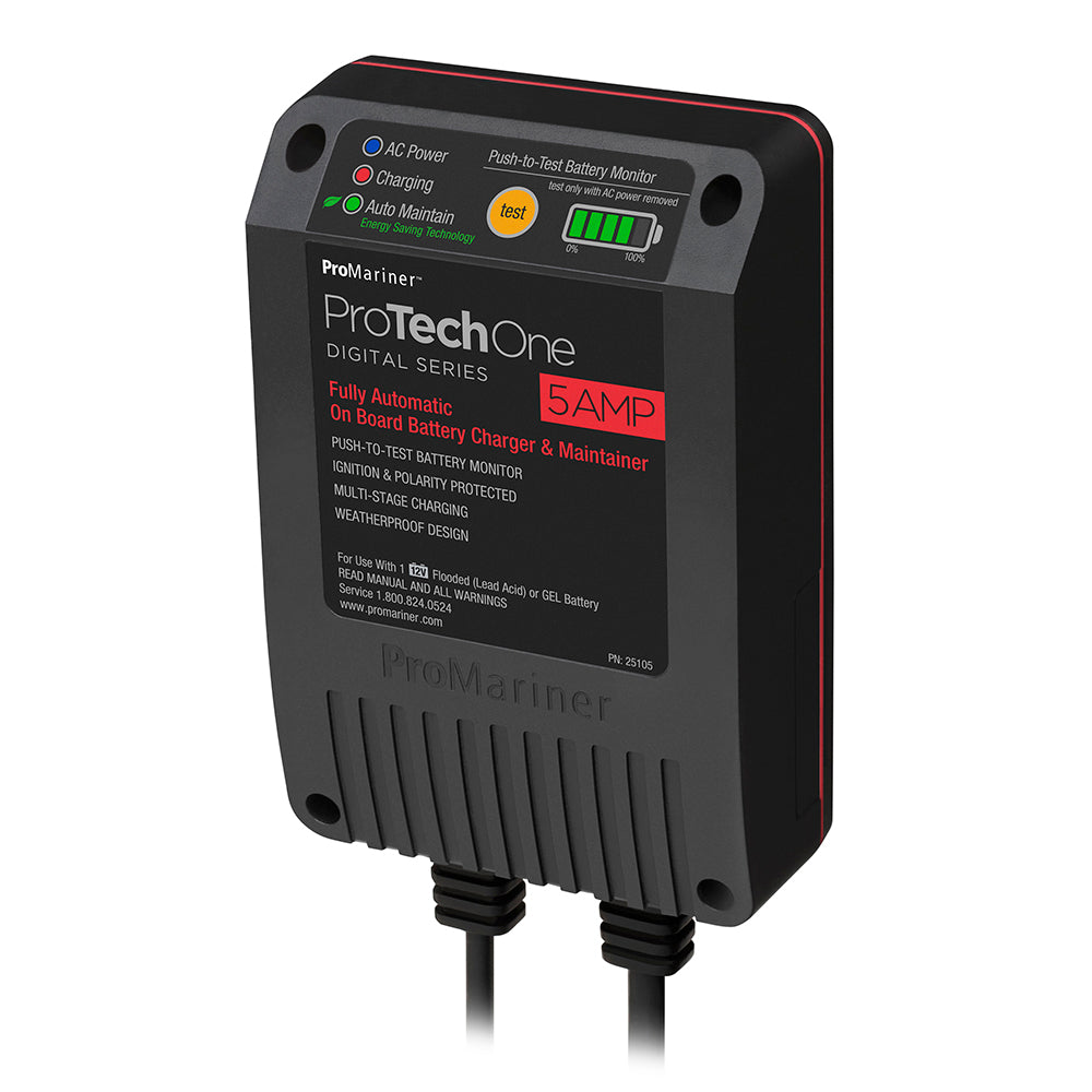 ProMariner - ProTechOne Battery Charger - Maintainer, With Integrated AC Inlet, Corded — Quality Boat Parts