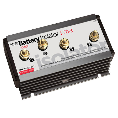 ProMariner - Battery Isolator - 1 Alternator, 3 Battery, 70 AMP — Quality Boat Parts