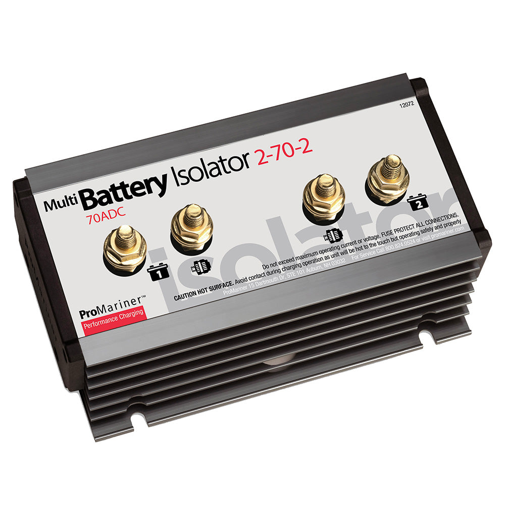 ProMariner - Battery Isolator - 2 Alternator, 2 Battery, 70 AMP — Quality Boat Parts