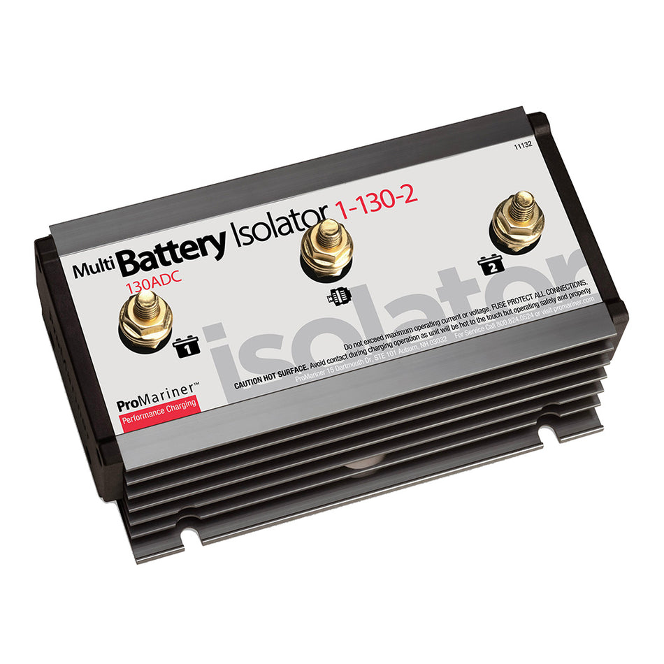 ProMariner - Battery Isolator - 130 AMP, 1 Alternator, 2 Battery — Quality Boat Parts