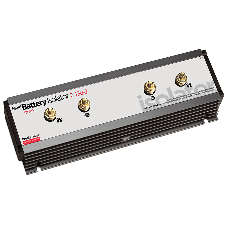 ProMariner - Battery Isolator - 130 AMP, 2 Alternator, 2 Battery — Quality Boat Parts