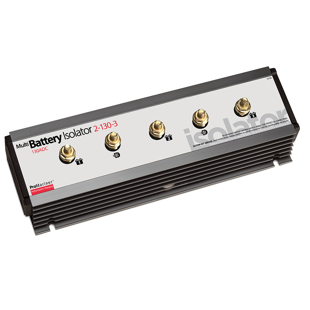 ProMariner - Battery Isolator - 130 AMP, 2 Alternator, 3 Battery — Quality Boat Parts