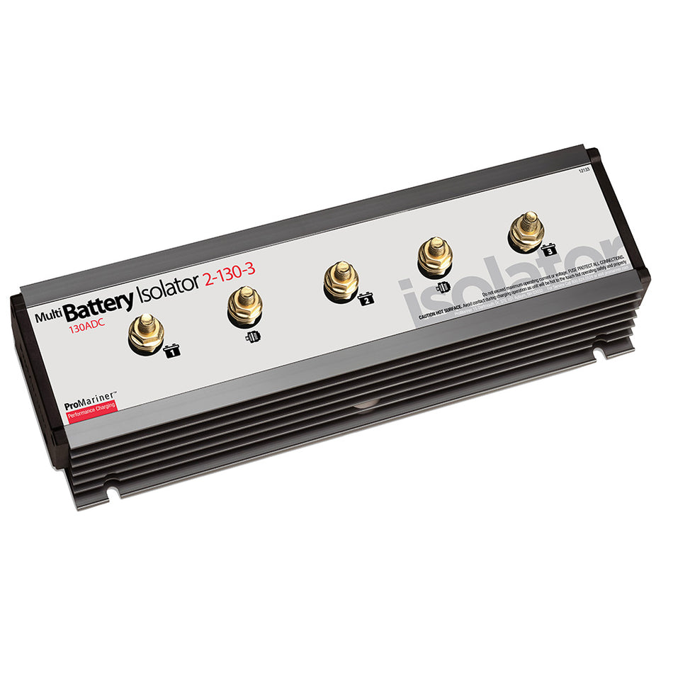 ProMariner - Battery Isolator - 130 AMP, 2 Alternator, 3 Battery — Quality Boat Parts