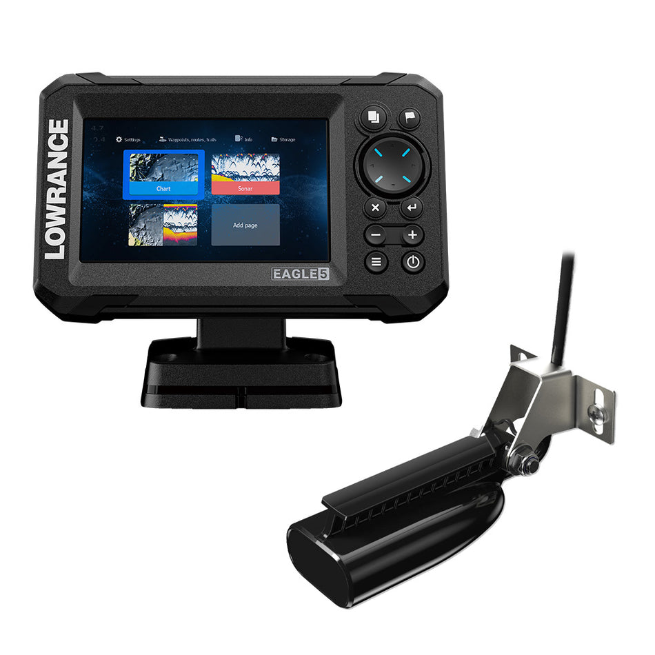 Lowrance - Eagle 5 Combo - With SplitShot Transducer — Quality Boat Parts