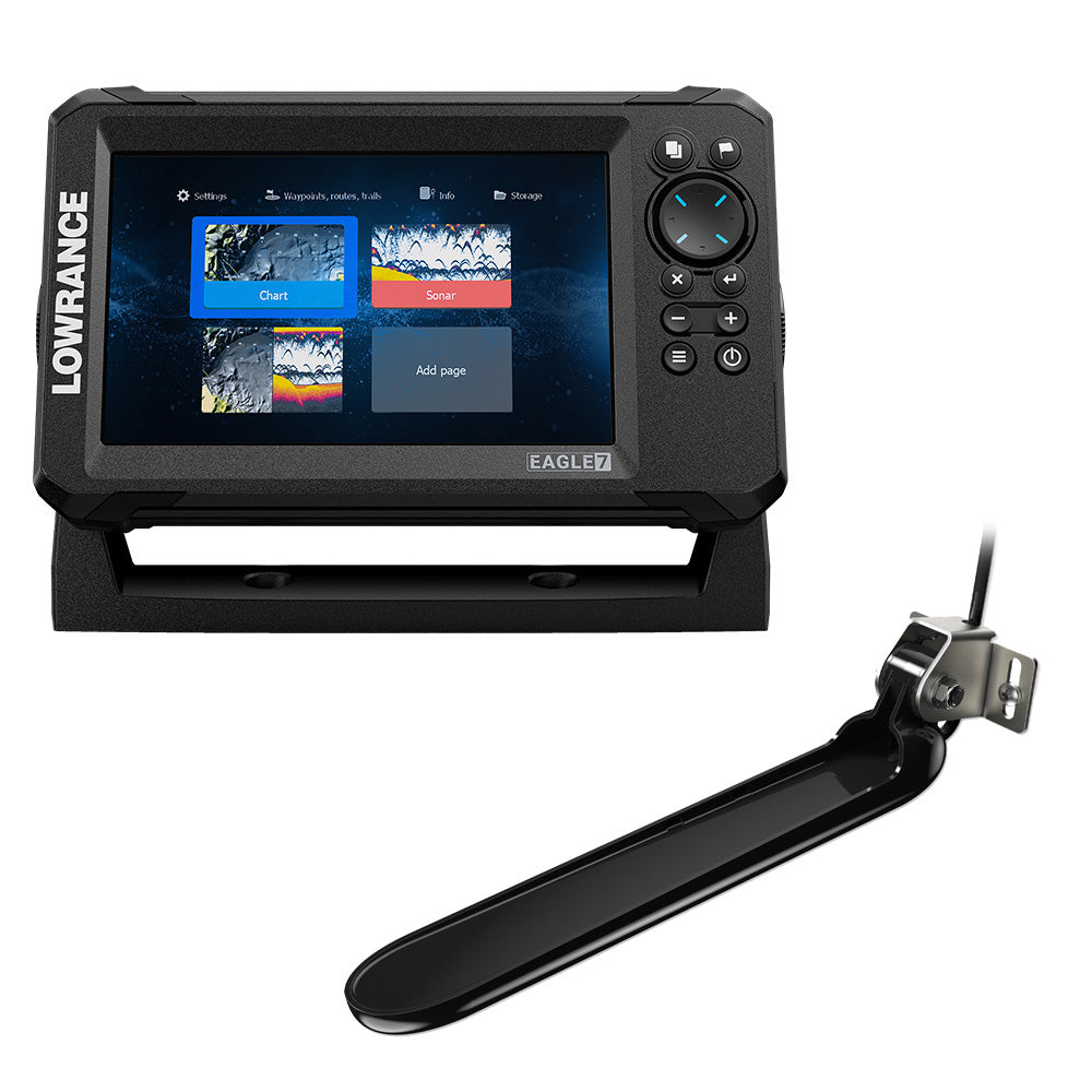 Lowrance - Eagle 7 - With TripleShot Transducer, Discover OnBoard Chart — Quality Boat Parts