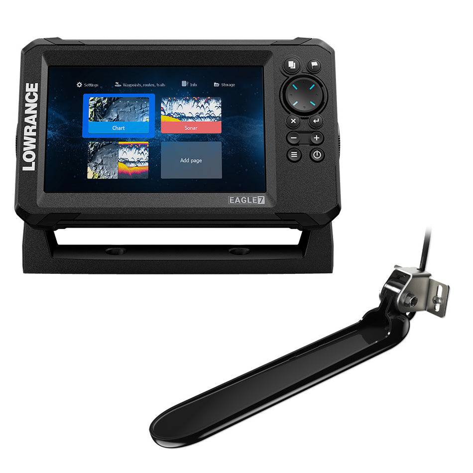 Lowrance - Eagle 7 - With TripleShot Transducer, Discover OnBoard Chart — Quality Boat Parts