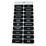 Paneltronics - Assorted Label Sheet — Quality Boat Parts