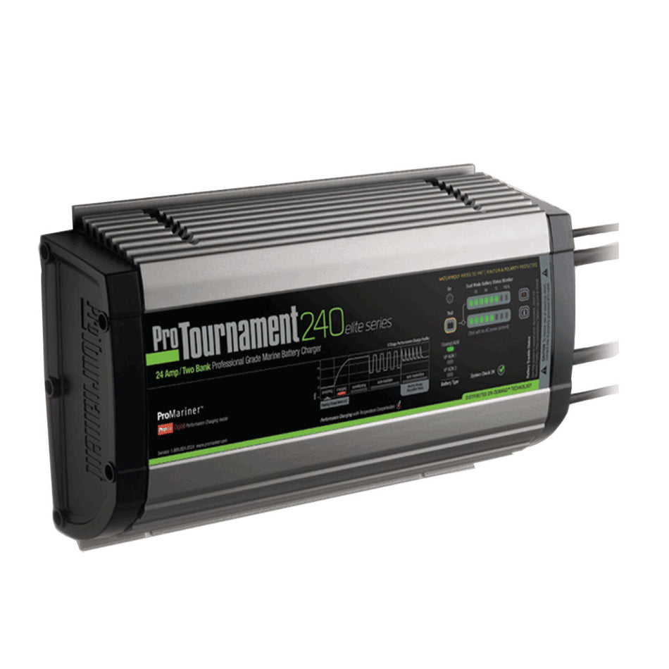 ProMariner - ProTournament 240 - 24 Amp, 2 Bank — Quality Boat Parts