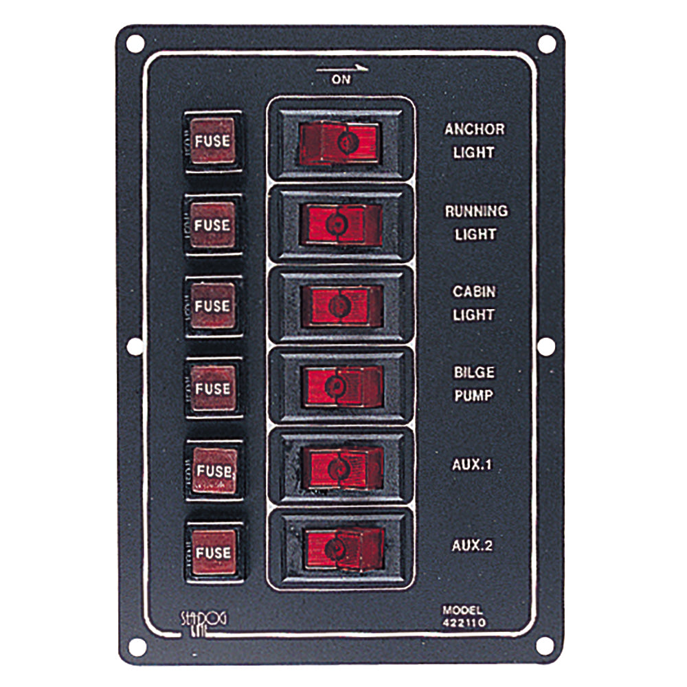 Sea-Dog - Aluminum Switch Panel Vertical — Quality Boat Parts
