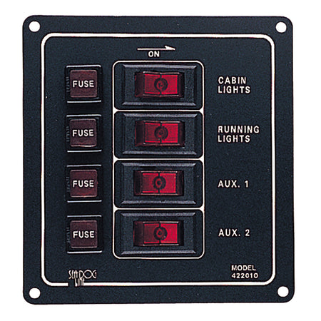 Sea-Dog - Aluminum Switch Panel Vertical — Quality Boat Parts