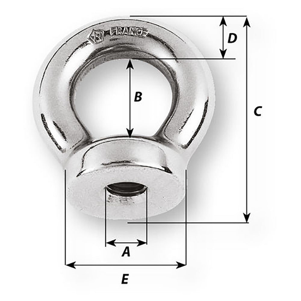 Wichard - 21/32" Diameter Eye Nut — Quality Boat Parts
