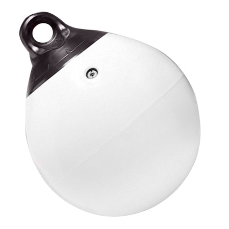 Taylor Made - Tuff End Inflatable Vinyl Buoy - White — Quality Boat Parts