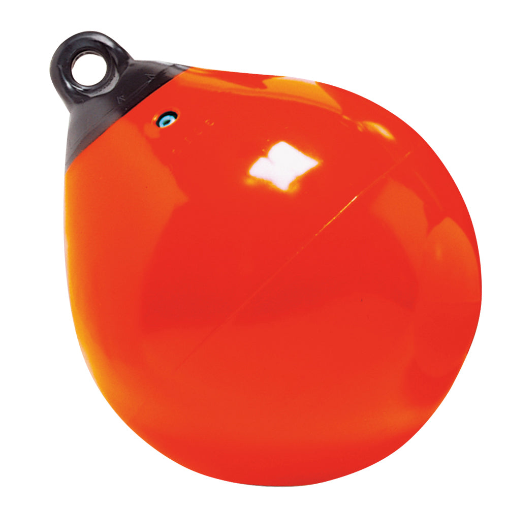 Taylor Made - Tuff End Inflatable Vinyl Buoy - Orange — Quality Boat Parts