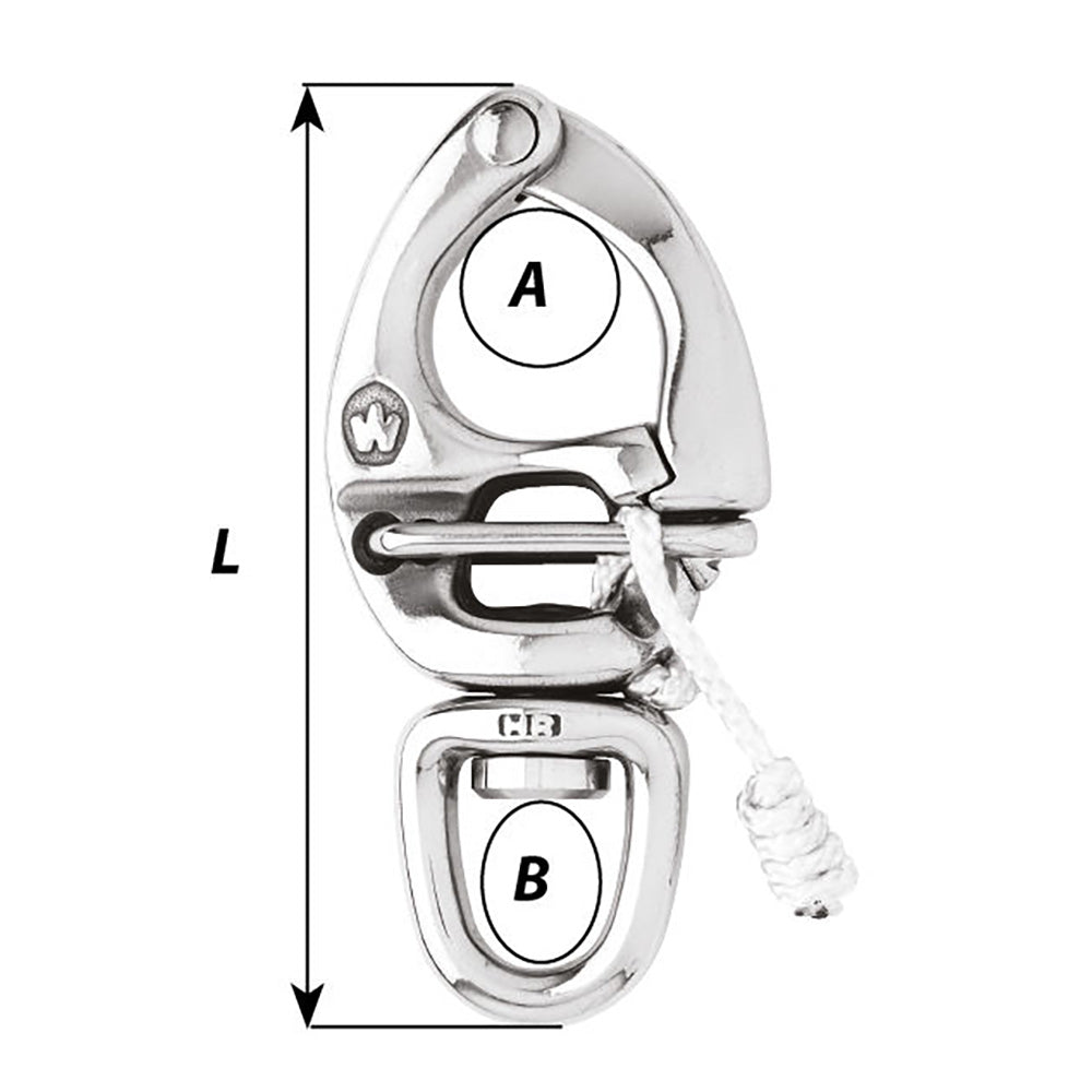 Wichard Mount - HR Quick Release Snap Shackle — Quality Boat Parts