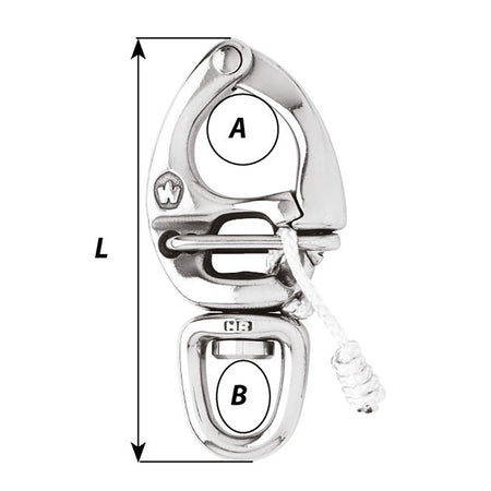 Wichard Mount - HR Quick Release Snap Shackle — Quality Boat Parts