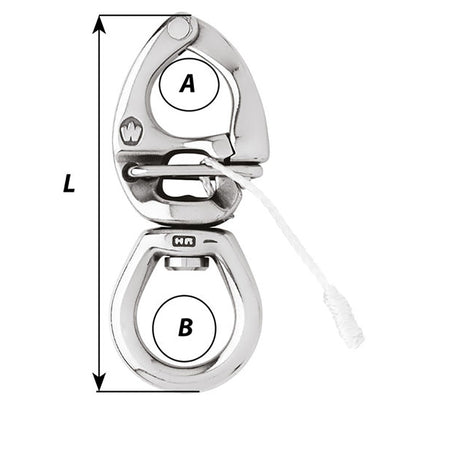 Wichard Mount - HR Quick Release Snap Shackle — Quality Boat Parts