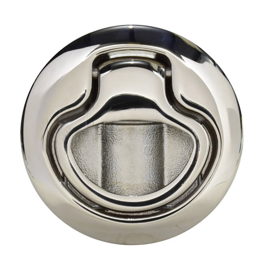 Southco - Flush Pull Latch Pull to Open - Non-Locking, Polished Stainless Steel — Quality Boat Parts