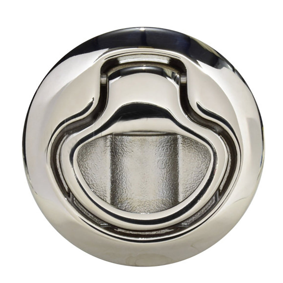 Southco - Flush Pull Latch Pull to Open - Non-Locking, Polished Stainless Steel — Quality Boat Parts