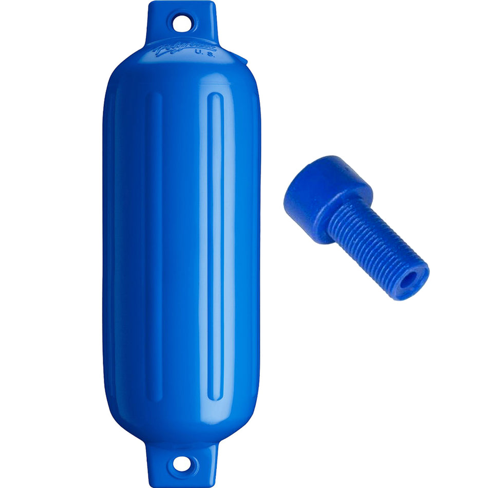 Polyform - G-4 Twin Eye Fender - 6.5" x 22", with Adapter — Quality Boat Parts