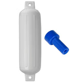 Polyform - G-4 Twin Eye Fender - 6.5" x 22", with Adapter — Quality Boat Parts