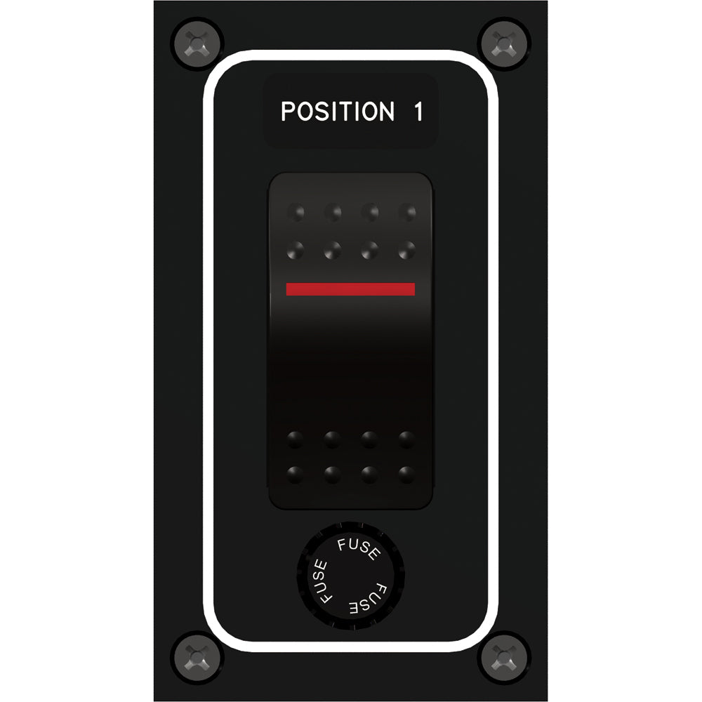 Paneltronics - Waterproof Circuit Breaker Panel - DC Illuminated Rocker Switch, Fuse — Quality Boat Parts