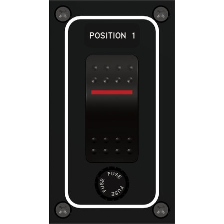Paneltronics - Waterproof Circuit Breaker Panel - DC Illuminated Rocker Switch, Fuse — Quality Boat Parts