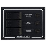 Paneltronics - Waterproof DC Circuit Breaker Panel - Lighted Rocker, CB — Quality Boat Parts