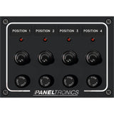 Paneltronics - Waterproof Toggle Switch Panel - Fuse, with LEDs — Quality Boat Parts