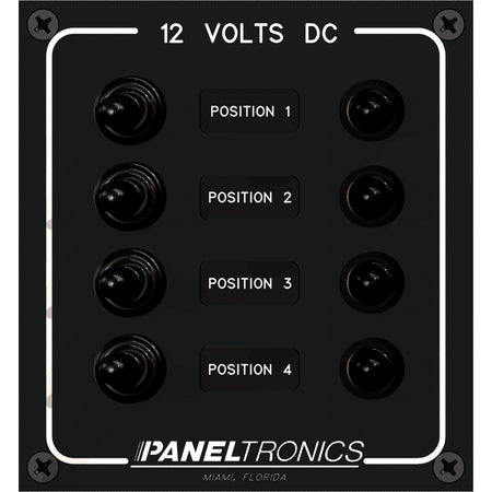 Paneltronics - Waterproof Circuit Breaker Panel - Toggle Switch — Quality Boat Parts