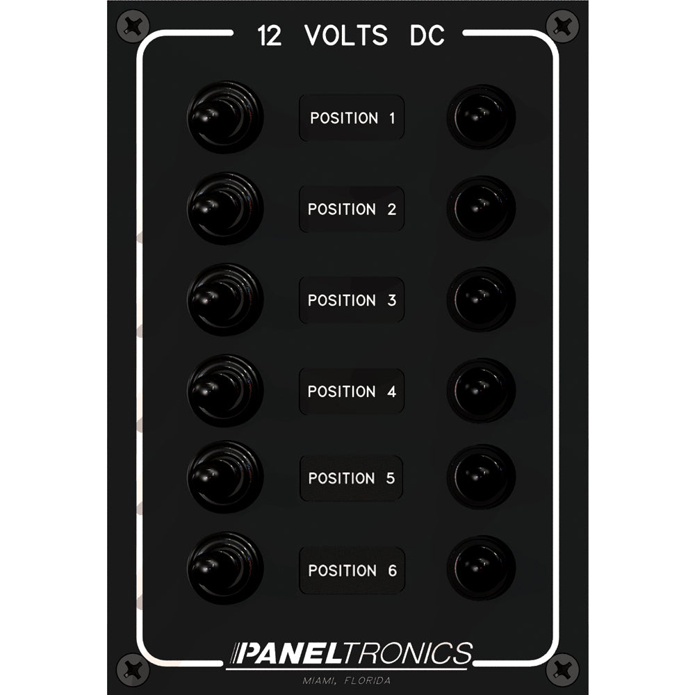 Paneltronics - Waterproof Circuit Breaker Panel - Toggle Switch — Quality Boat Parts