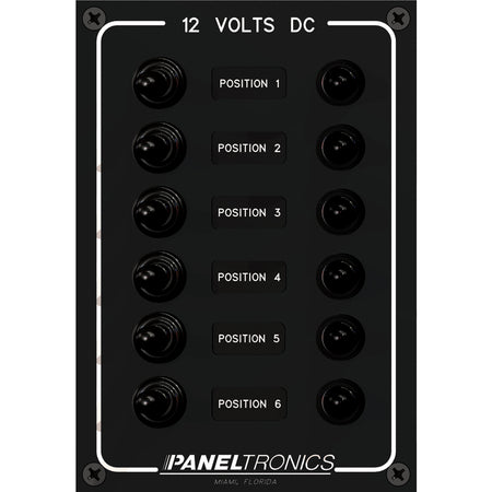 Paneltronics - Waterproof Circuit Breaker Panel - Toggle Switch — Quality Boat Parts