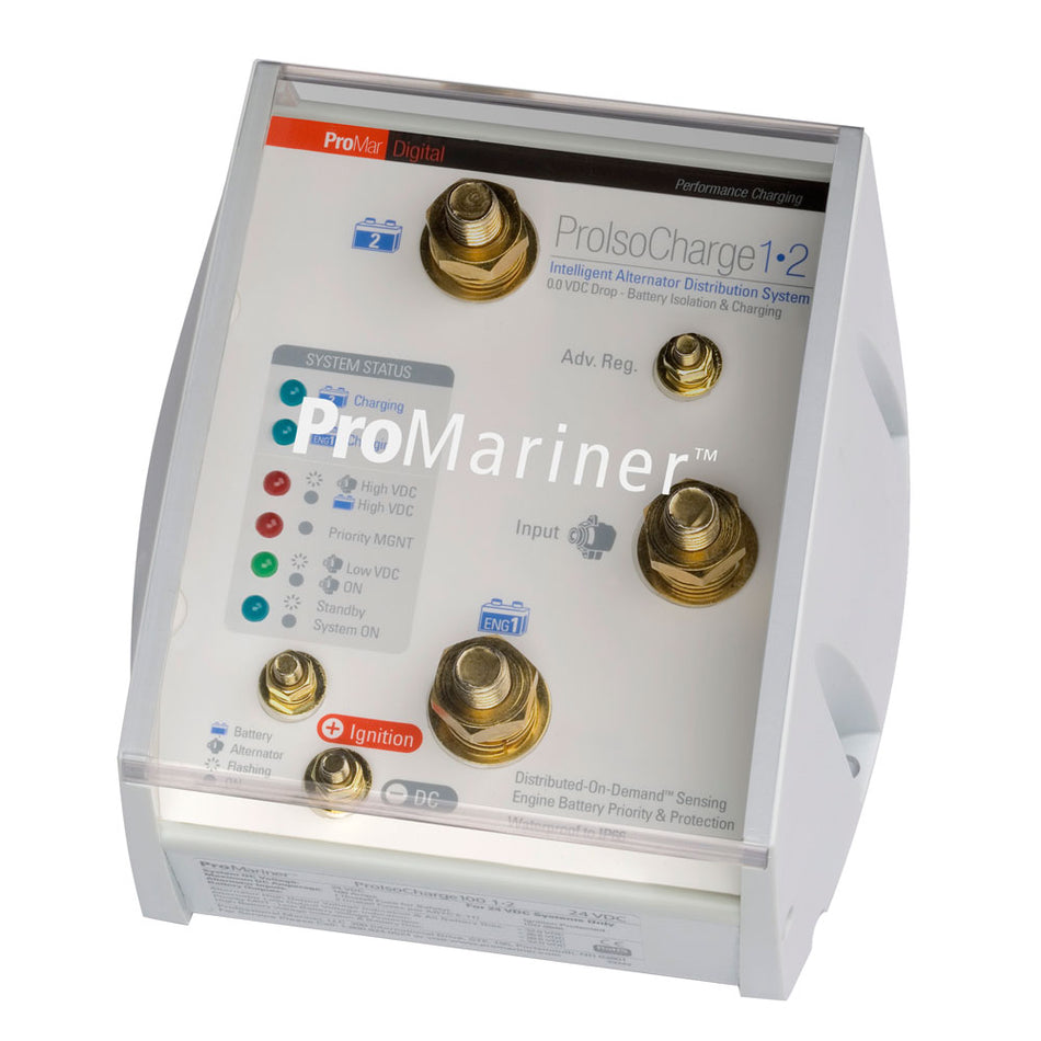 ProMariner - ProIsoCharge Battery Isolator - 1-Alt 2-Bat, 12V — Quality Boat Parts