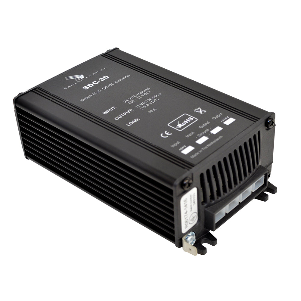 Samlex America - Non-Isolated Step-Down 24VDC-12VDC Converter — Quality Boat Parts