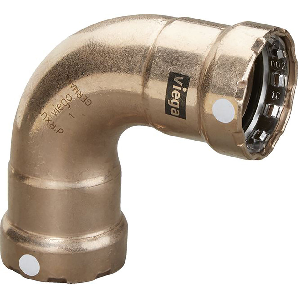 Viega - MegaPress 90" Copper Nickel Elbow — Quality Boat Parts