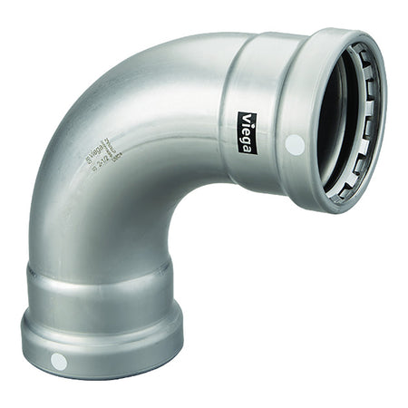 Viega - MegaPress 90" Carbon Steel Elbow - With FKM — Quality Boat Parts