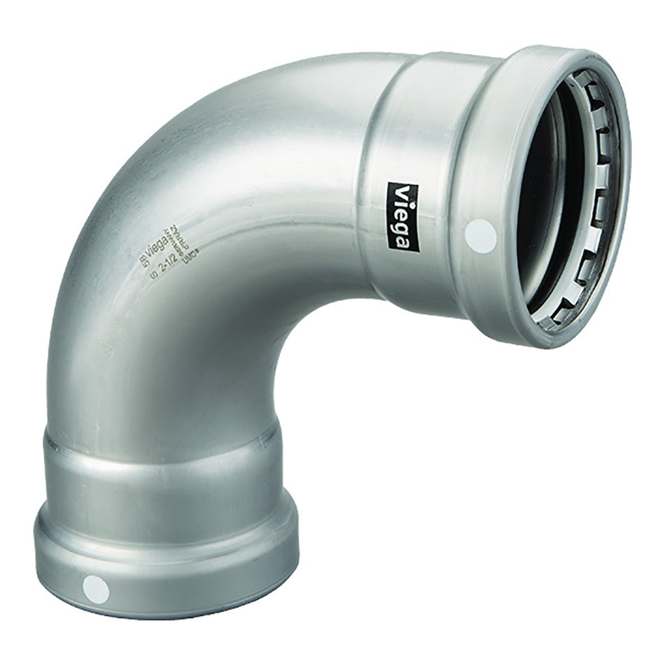 Viega - MegaPress 90" Carbon Steel Elbow - With FKM — Quality Boat Parts