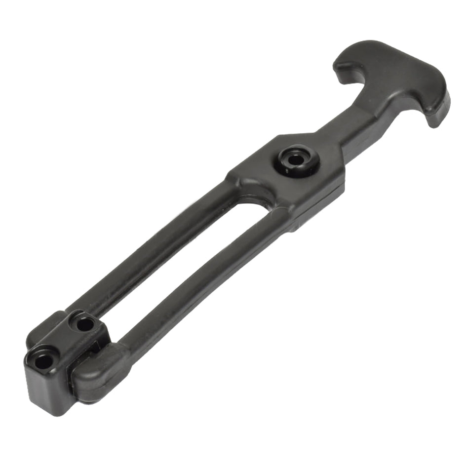 Southco - T-Handle Latch - With Keeper, Pull Draw Front Mount Black Flexible Rubber — Quality Boat Parts